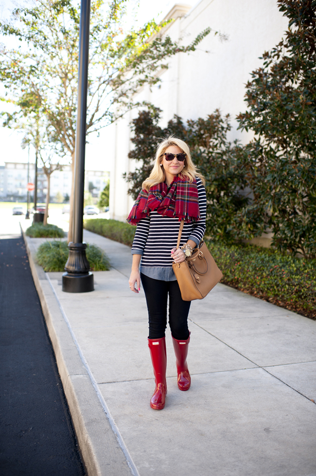 Outfit, Red Hunters + Red Plaid - SHOP DANDY