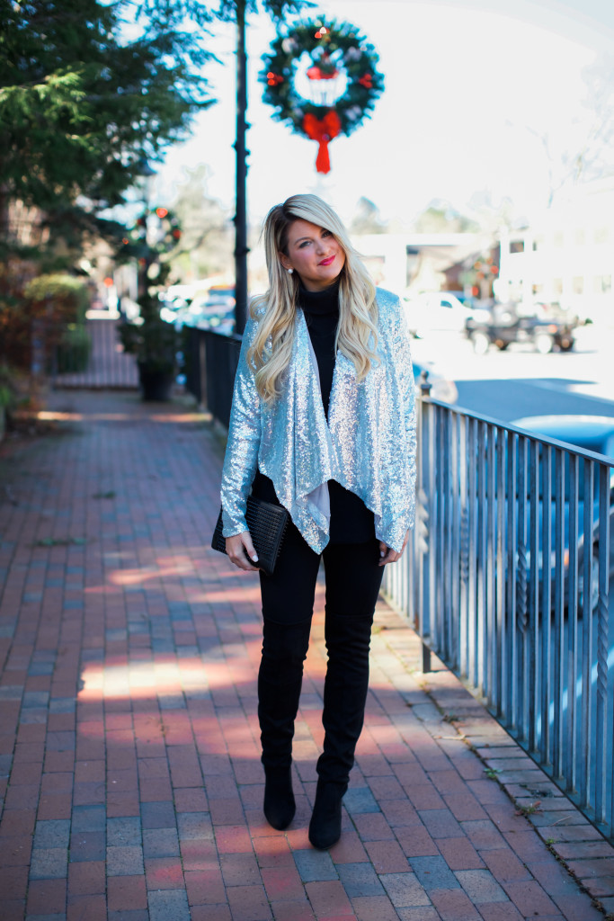 Sequin Jacket Holiday Christmas Party Outfit_-2