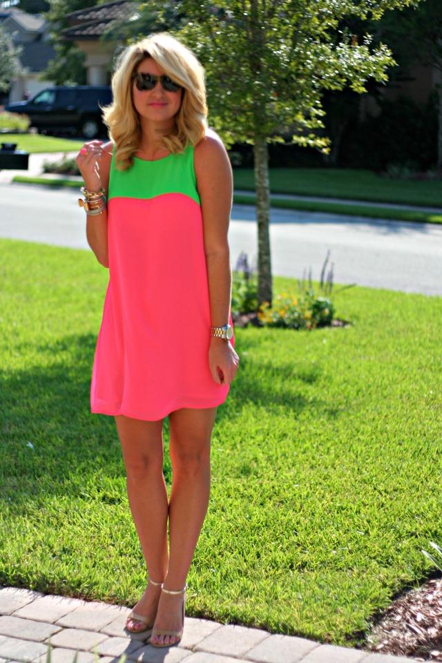 Outfit | Pink Green Skittles - SHOP DANDY | A florida based style and ...