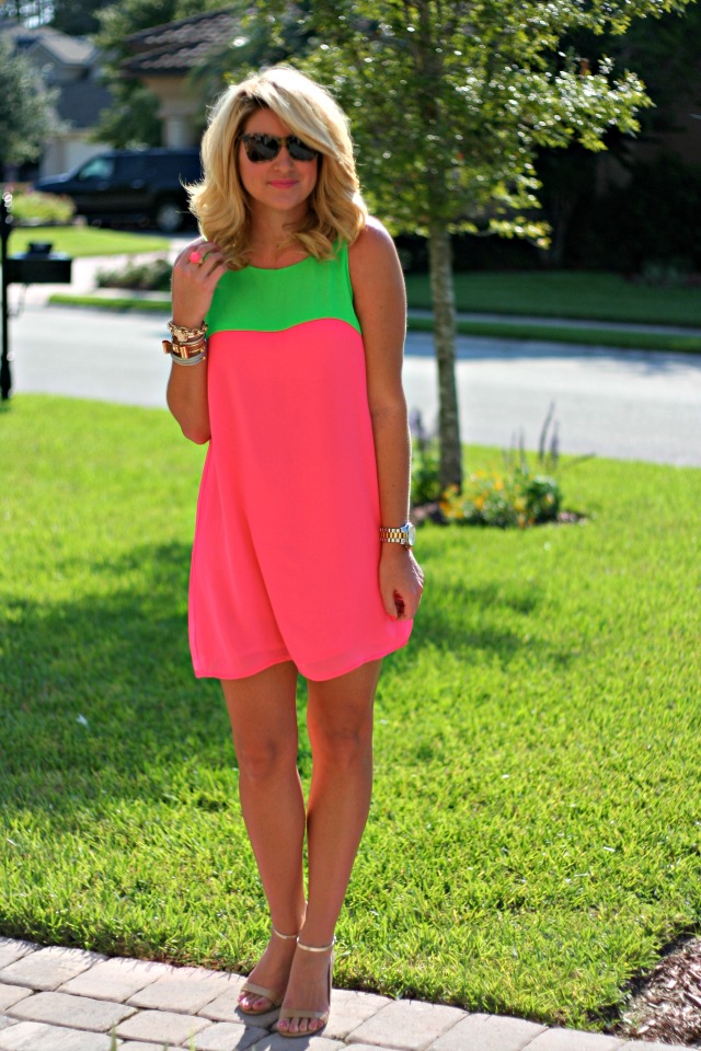Outfit | Pink Green Skittles - SHOP DANDY | A florida based style and ...
