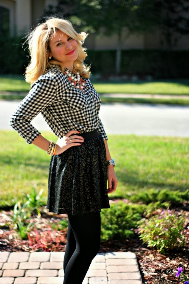 Outfit | Sequin Gingham - SHOP DANDY | A florida based style and beauty ...