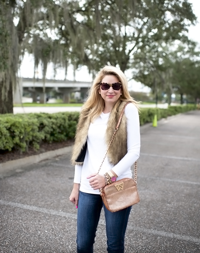 Outfit | Fur Vest - SHOP DANDY | A florida based style and beauty blog ...