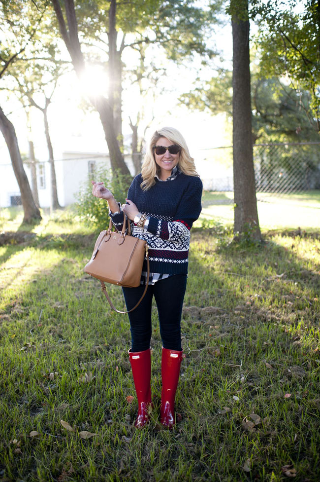 Outfit | Holiday Fair Isle Sweater and Gingham - SHOP DANDY | A florida ...