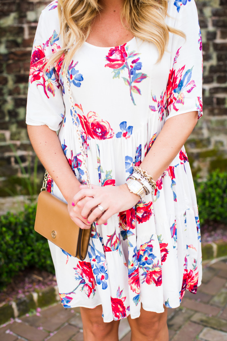 Outfit | Spring Floral Dress - SHOP DANDY | A florida based style and ...