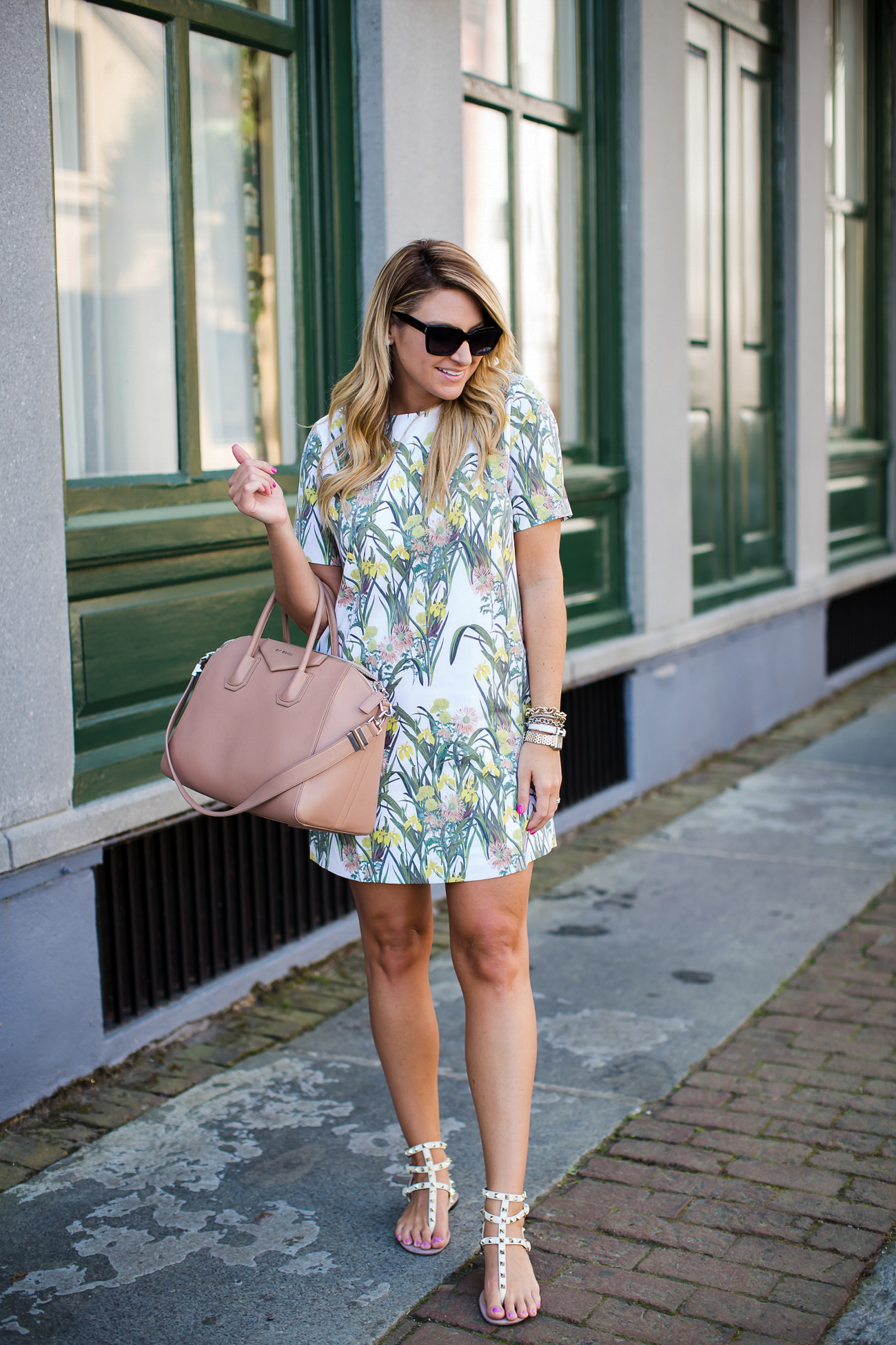 Revolve Floral Dress Charleston South Carolina What to Wear_-2 - SHOP DANDY  | A florida based style and beauty blog by Danielle