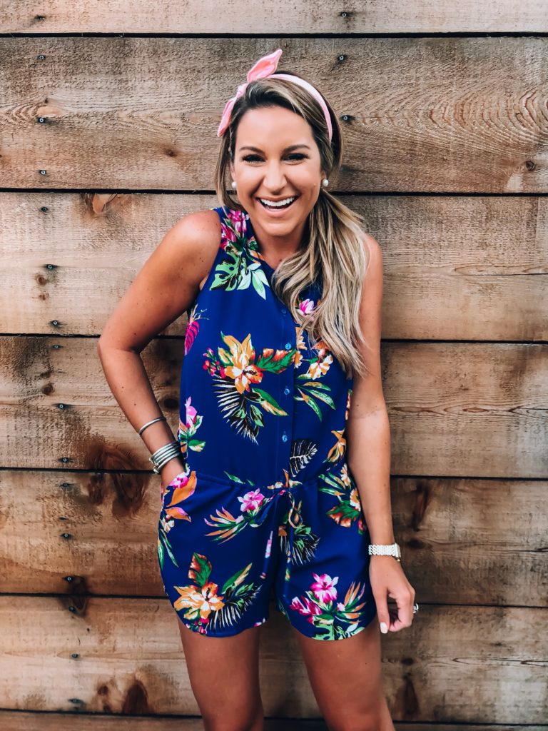 GIBSON X HI SUGARPLUM! CAPTIVA ROMPER (REGULAR & PETITE) (NORDSTROM EXCLUSIVE)