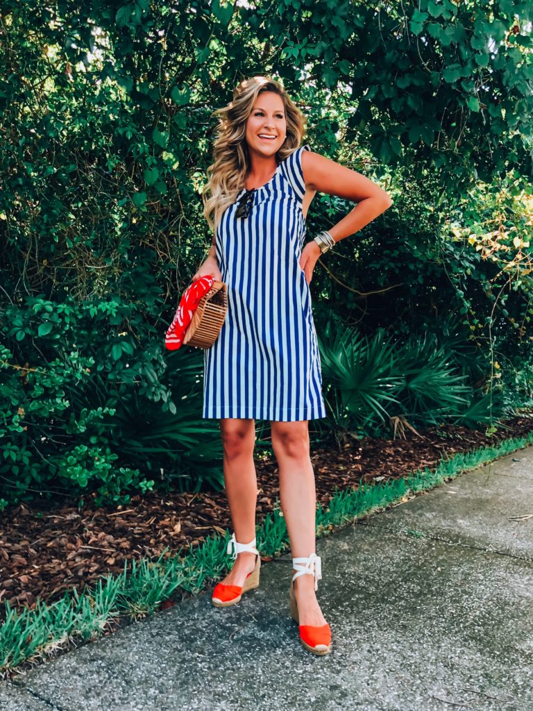 red white and blue outfit