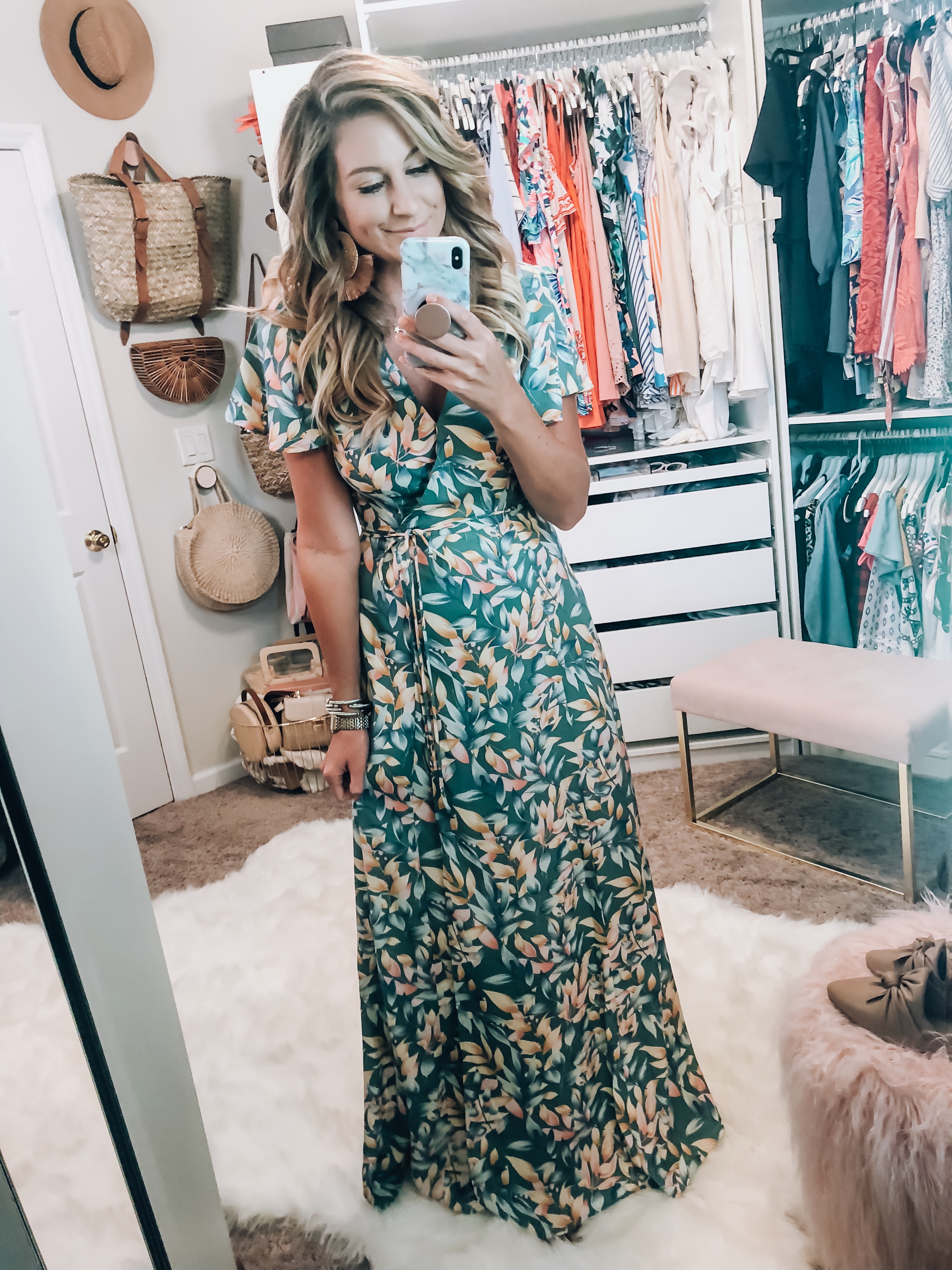 TryOn | Floral Print Maxi Dress - SHOP DANDY | A florida based style ...