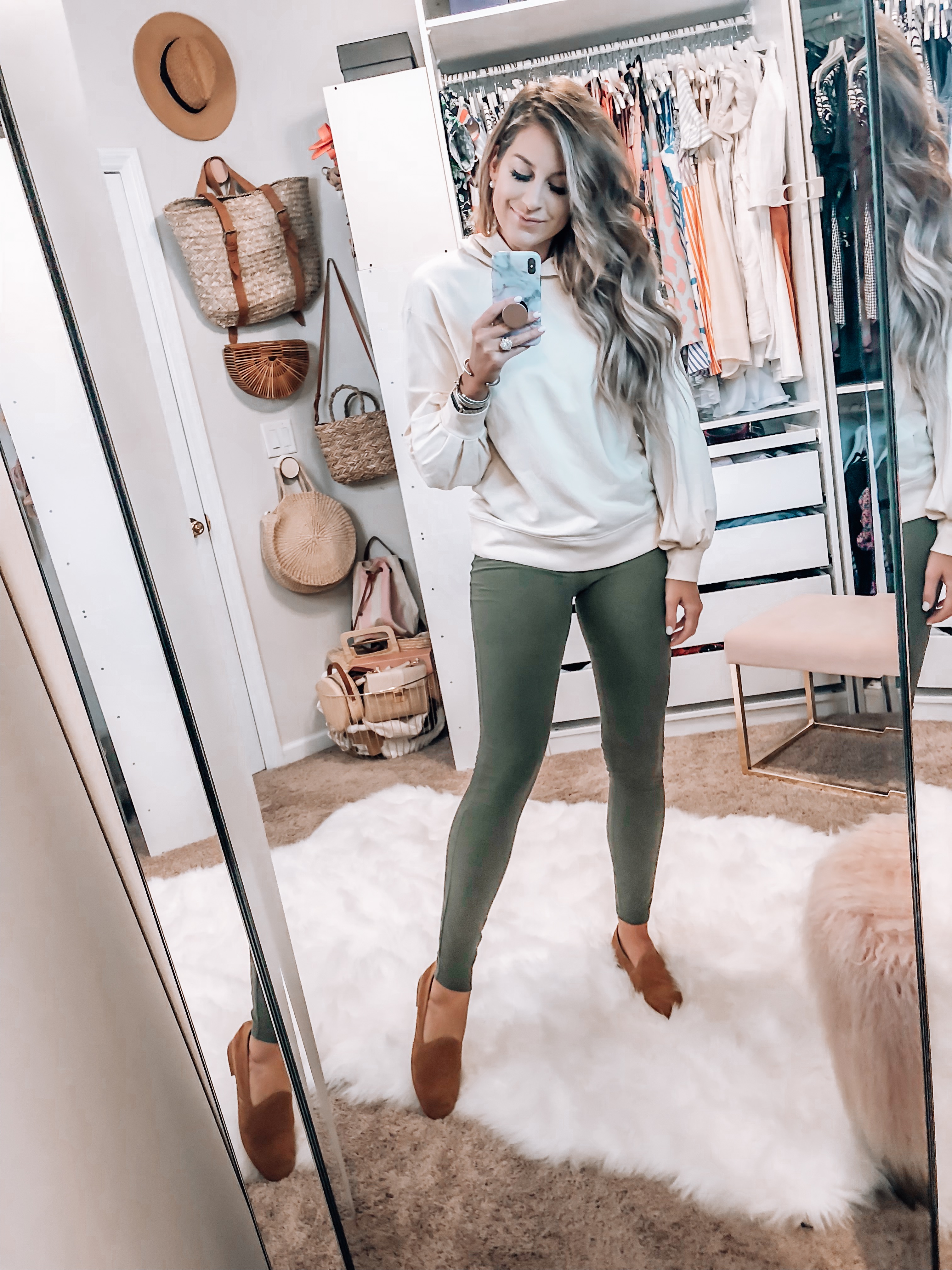 Cotton Hoodie Sweater + Leggings - SHOP DANDY